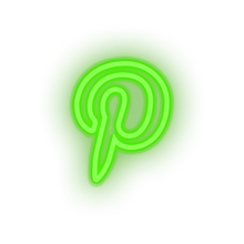 Charger l'image dans la galerie, pinterest social network brand logo Neon led factory