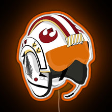 Charger l'image dans la galerie, PL 1 Red Squadron RGB neon sign orange