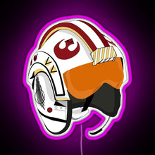 Charger l'image dans la galerie, PL 1 Red Squadron RGB neon sign  pink