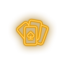 Charger l'image dans la galerie, warm_white playing_card led amusement carnival circus gambling game parade playing card neon factory