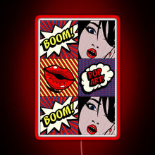 Charger l'image dans la galerie, Pop art RGB neon sign red