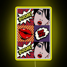 Charger l'image dans la galerie, Pop art RGB neon sign yellow