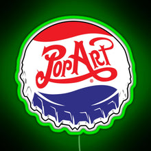 Charger l'image dans la galerie, Pop Art Tank Top RGB neon sign green