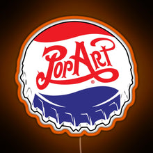Charger l'image dans la galerie, Pop Art Tank Top RGB neon sign orange