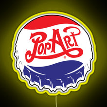 Charger l'image dans la galerie, Pop Art Tank Top RGB neon sign yellow