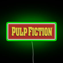 Charger l'image dans la galerie, Pulp Fiction Logo RGB neon sign green