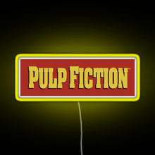 Charger l'image dans la galerie, Pulp Fiction Logo RGB neon sign yellow