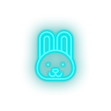 Charger l'image dans la galerie, rabbit Animal bunny cartoon fauna herbivore rabbit zoo Neon led factory