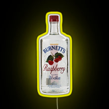 Charger l'image dans la galerie, raspberry vodka RGB neon sign yellow