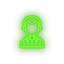 Charger l'image dans la galerie, green referee led american football football club judge referee soccer sport neon factory