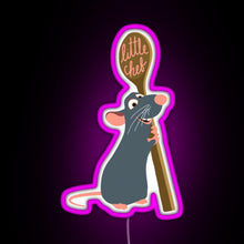 Charger l'image dans la galerie, Remy the Little Chef RGB neon sign  pink