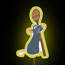 Charger l'image dans la galerie, Remy the Little Chef RGB neon sign yellow