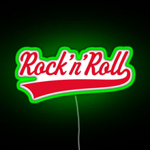 Charger l'image dans la galerie, Rock n Roll Red RGB neon sign green