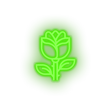 Charger l'image dans la galerie, green rose led flower gift love relationship romance rose valentine day neon factory