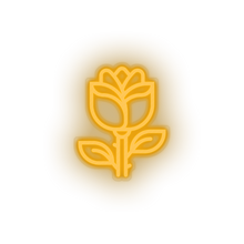 Charger l'image dans la galerie, warm_white rose led flower gift love relationship romance rose valentine day neon factory