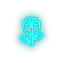 Charger l'image dans la galerie, ice_blue rose led flower gift love relationship romance rose valentine day neon factory