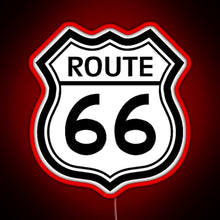 Charger l'image dans la galerie, Route 66 Sign RGB neon sign red