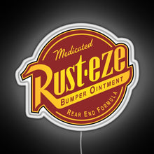 Charger l'image dans la galerie, Rust eze Cars RGB neon sign white