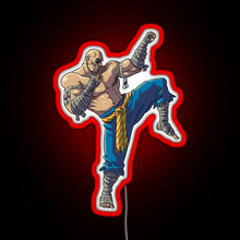 Charger l'image dans la galerie, Sagat RGB neon sign red