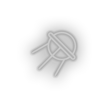 Charger l'image dans la galerie, white satellite led adventure antenna astronomy outer space satellite space sputnik neon factory