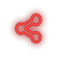Charger l'image dans la galerie, sharethis social network brand logo Neon led factory