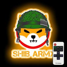 Charger l'image dans la galerie, Shiba inu token to the moon - shibarmy   neon sign