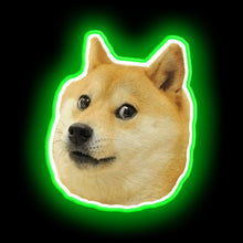 Charger l'image dans la galerie, Shibe Doge Face Neon Sign