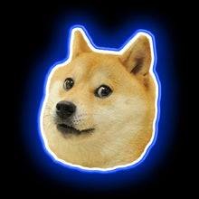 Charger l'image dans la galerie, Shibe Doge Face Neon Sign