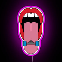Charger l'image dans la galerie, Skateboard Tongue RGB neon sign  pink