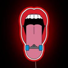 Charger l'image dans la galerie, Skateboard Tongue RGB neon sign red