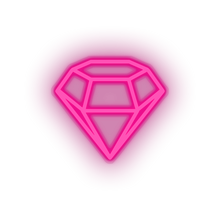 Charger l'image dans la galerie, pink sketch social network brand logo led neon factory