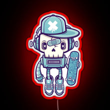 Charger l'image dans la galerie, Skull Bot RGB neon sign red