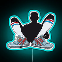 Charger l'image dans la galerie, Sneaker and Sox RGB neon sign lightblue
