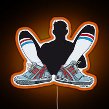 Charger l'image dans la galerie, Sneaker and Sox RGB neon sign orange