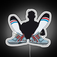 Charger l'image dans la galerie, Sneaker and Sox RGB neon sign white