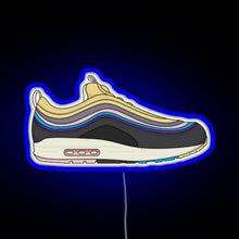 Charger l'image dans la galerie, sneakers 1 97 RGB neon sign blue