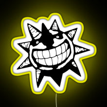 Charger l'image dans la galerie, Soul Eater Sun RGB neon sign yellow