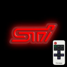Charger l'image dans la galerie, Sti logo neon light with remote