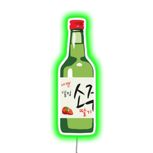 Charger l'image dans la galerie, Strawberry Soju led bar sign