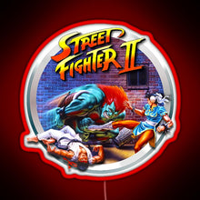 Charger l'image dans la galerie, Street Fighter II RGB neon sign red