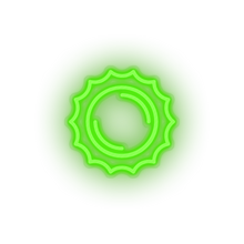 Charger l'image dans la galerie, green sun led adventure astronomy cosmos outer space solar space sun neon factory