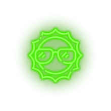 Charger l'image dans la galerie, sun glass Beach eye glass fashion holiday summer sunglass vacation Neon led factory