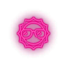 Charger l'image dans la galerie, pink sun led beach holiday shine summer sun sunny vacation neon factory