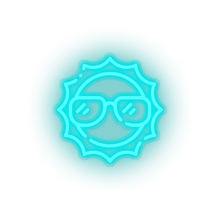 Charger l'image dans la galerie, ice_blue sun led beach holiday shine summer sun sunny vacation neon factory