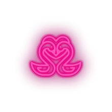 Charger l'image dans la galerie, swans Couple love relationship romance swan valentine day wedding Neon led factory