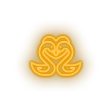 Charger l'image dans la galerie, warm_white swans led couple love relationship romance swan valentine day wedding neon factory