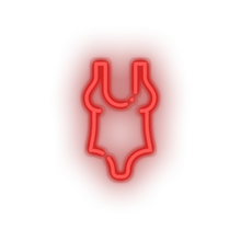 Charger l'image dans la galerie, red swimsuit led beach bikini holiday summer swimsuit swimwear vacation neon factory
