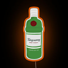 Charger l'image dans la galerie, Tanqueray gin bottle RGB neon sign orange