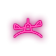 Charger l'image dans la galerie, pink teeter totter family children playground outdoors saw child see saw kid baby see led neon factory