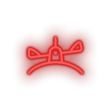 Charger l'image dans la galerie, red teeter totter family children playground outdoors saw child see saw kid baby see led neon factory